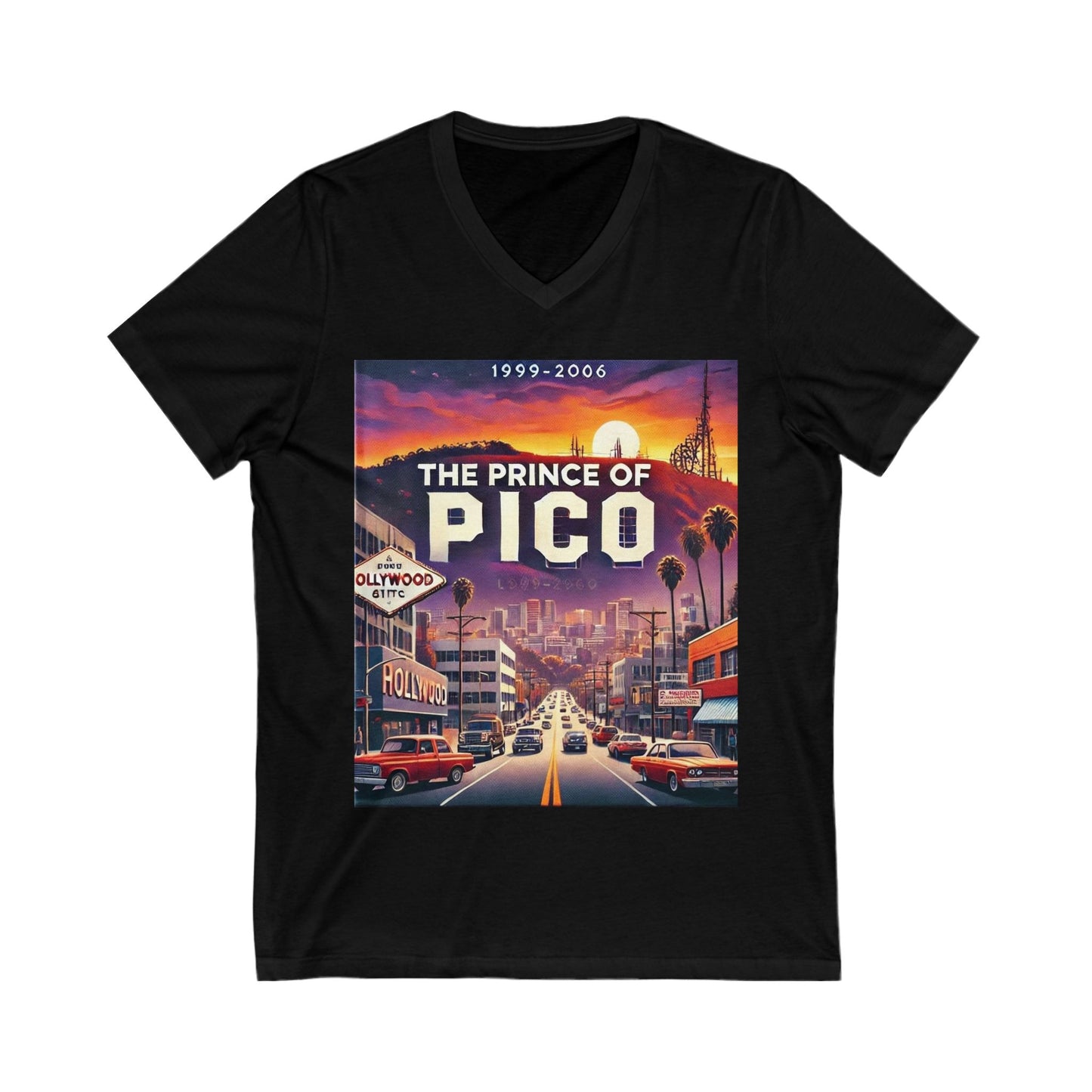 Prince Of Pico Unisex Jersey Short Sleeve V-Neck Tee
