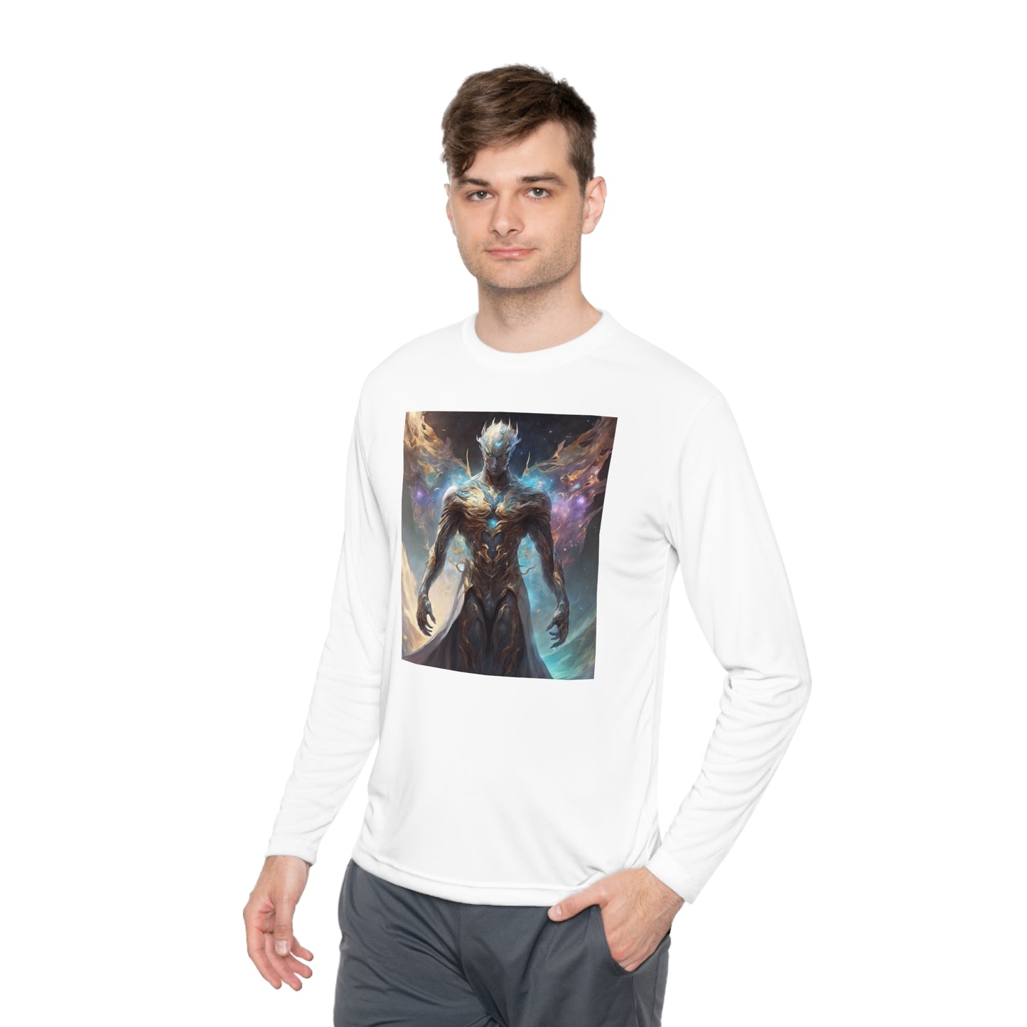 Unisex Lightweight Long Sleeve Tee Celestial Hope