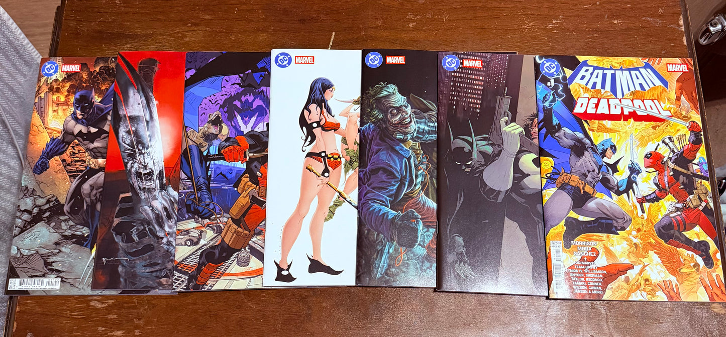 Batman Deadpool #1 Plus 6 Key Variants