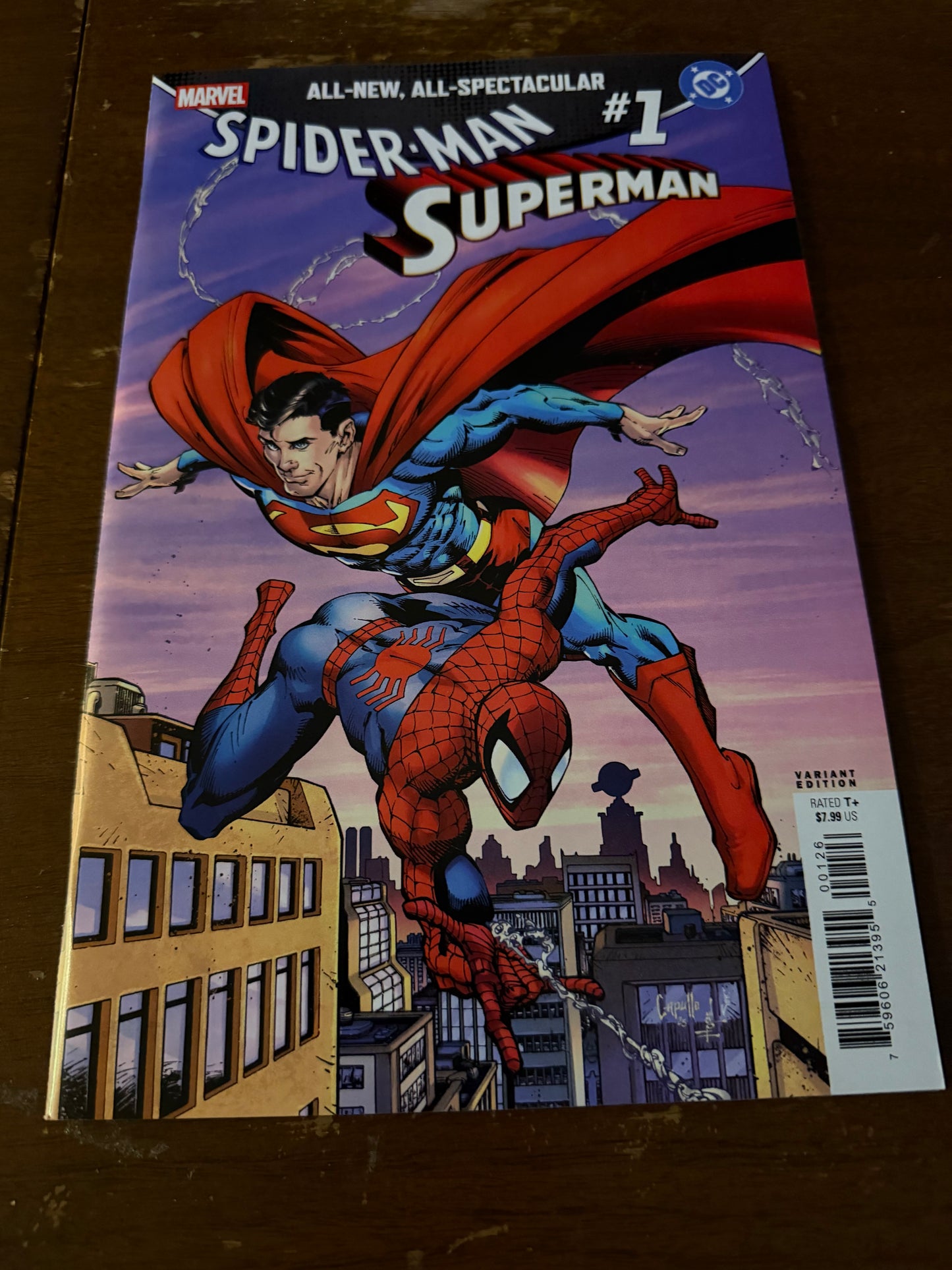 Spiderman Superman #1 2026 plus 3 Variants