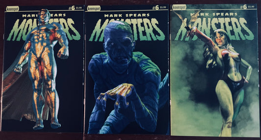 Mark Spears Monsters #6 CVR A + CVR B + CVR C