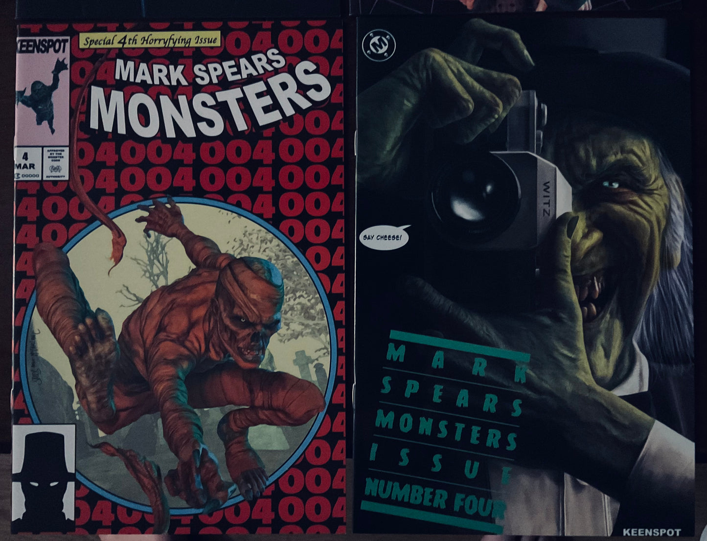 Mark Spears Monsters #4 CVR A + CVR B + CVR D + CVR E