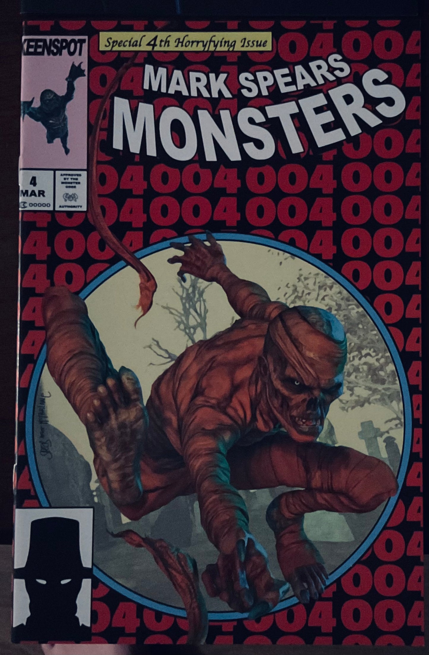 Mark Spears Monsters #4 CVR A + CVR B + CVR D + CVR E