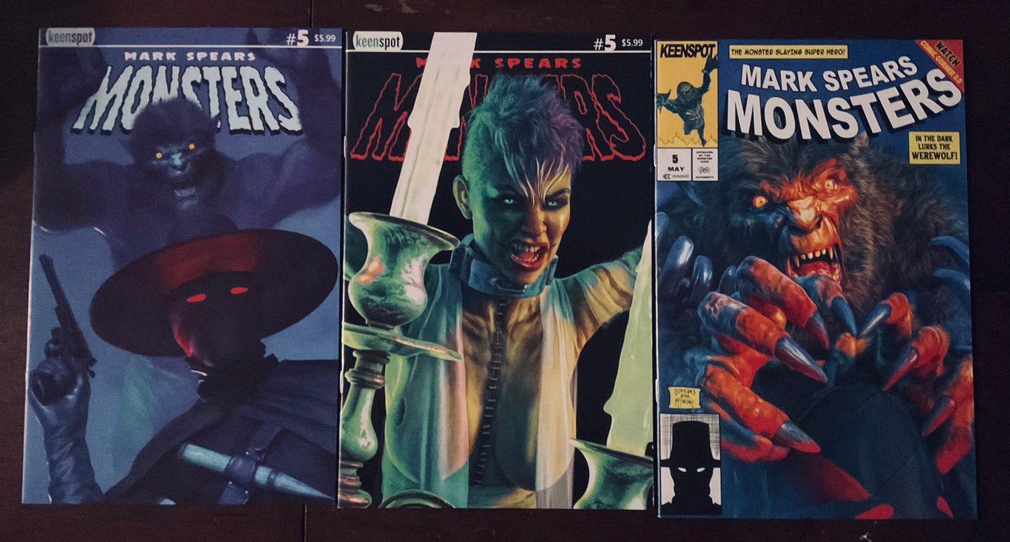 Mark Spears Monsters #5 CVR A + CVR B + CVR C