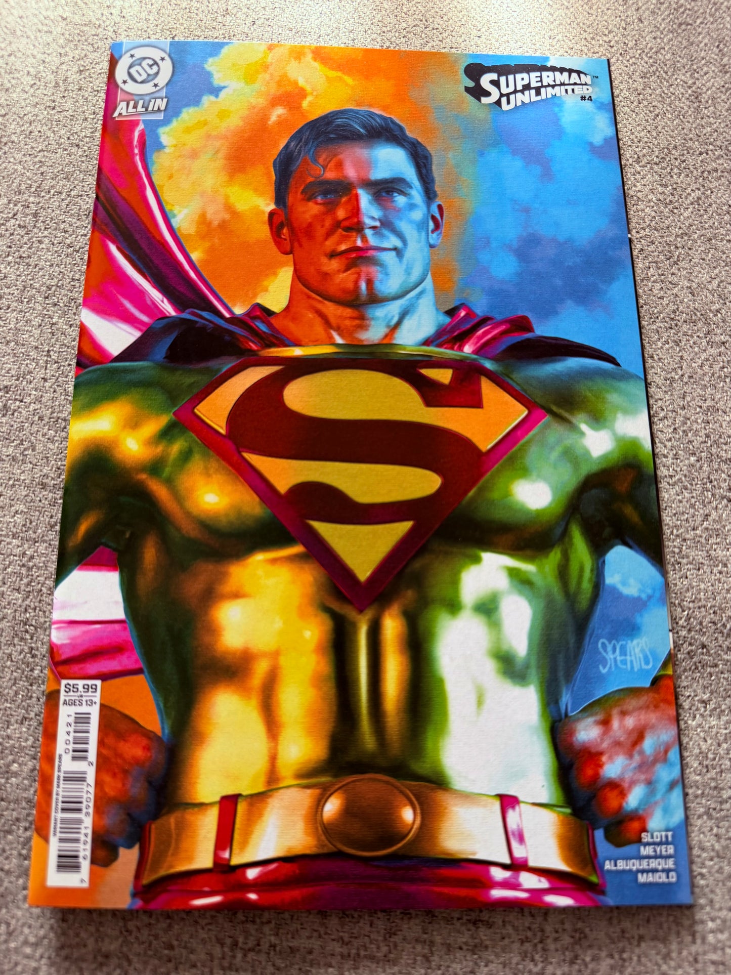 Mark Spears Superman Variant Covers