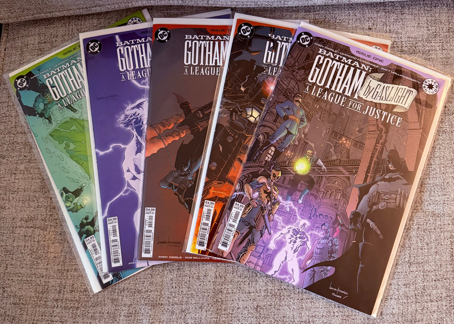 Batman Gotham by Gaslight: League For Justice #1-6 + 2 variants