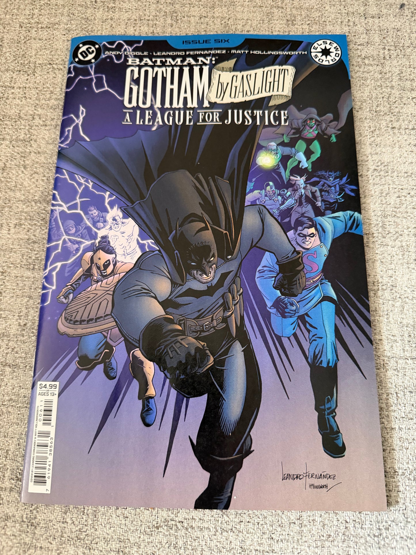 Batman Gotham by Gaslight: League For Justice #1-6 + 2 variants