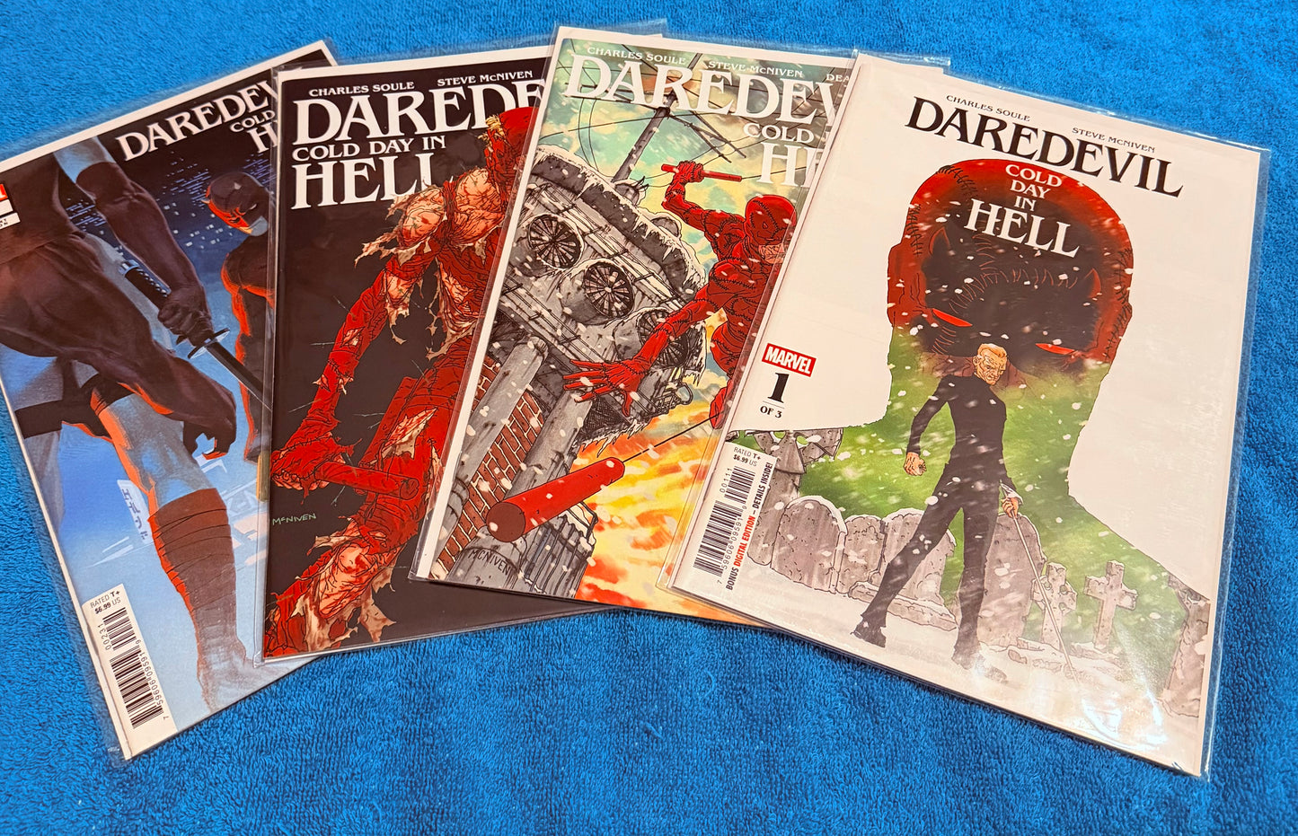 Set Of Daredevil Comics Various New #1 + Cold Day In Hell Set & More