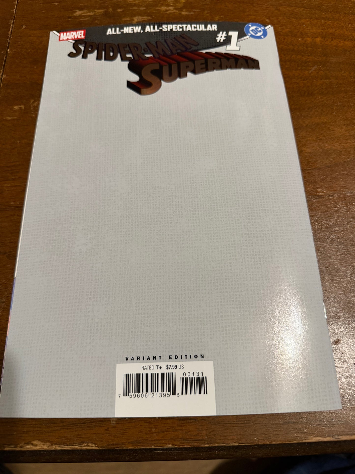 Spiderman Superman #1 2026 plus 3 Variants