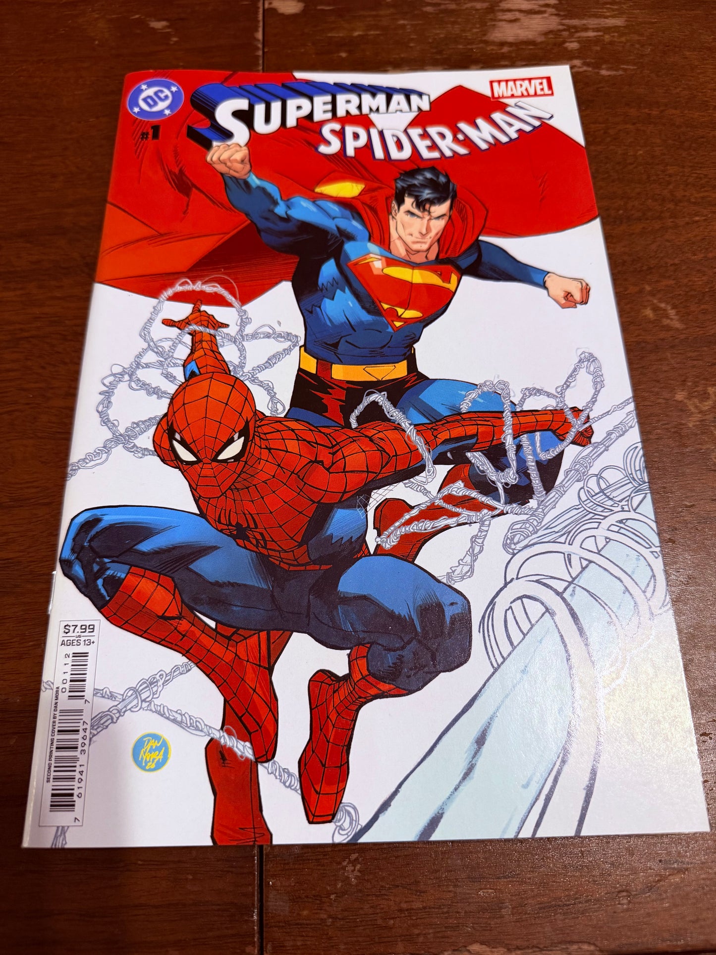 Superman Spider-Man #1 2026 2nd Printing plus 2 key variants
