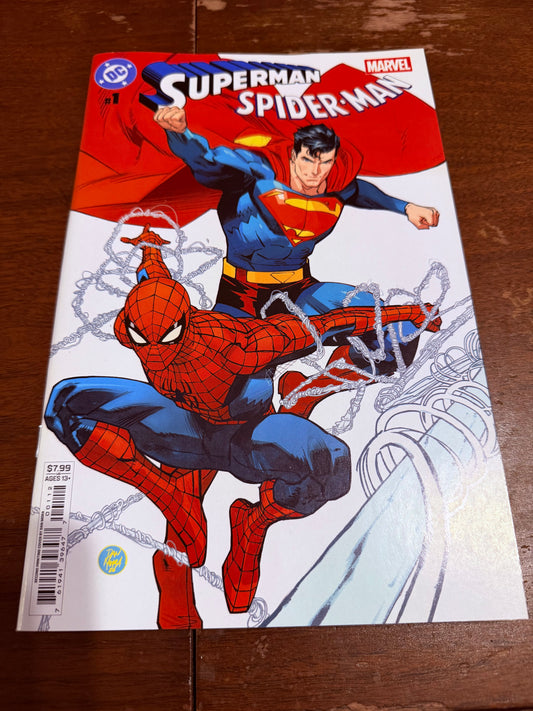 Superman Spider-Man #1 2026 2nd Printing plus 2 key variants