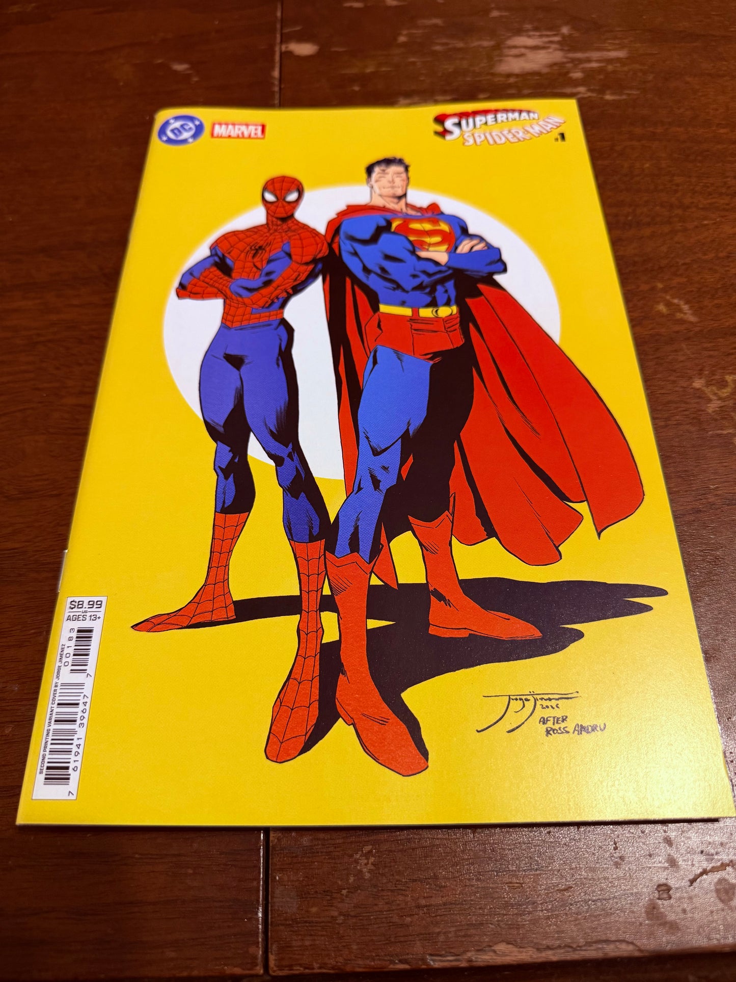 Superman Spider-Man #1 2026 2nd Printing plus 2 key variants